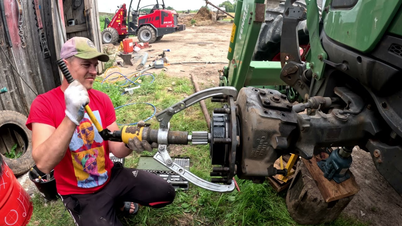 Fendt 724 pasileido tepalai iš šoninės pavaros