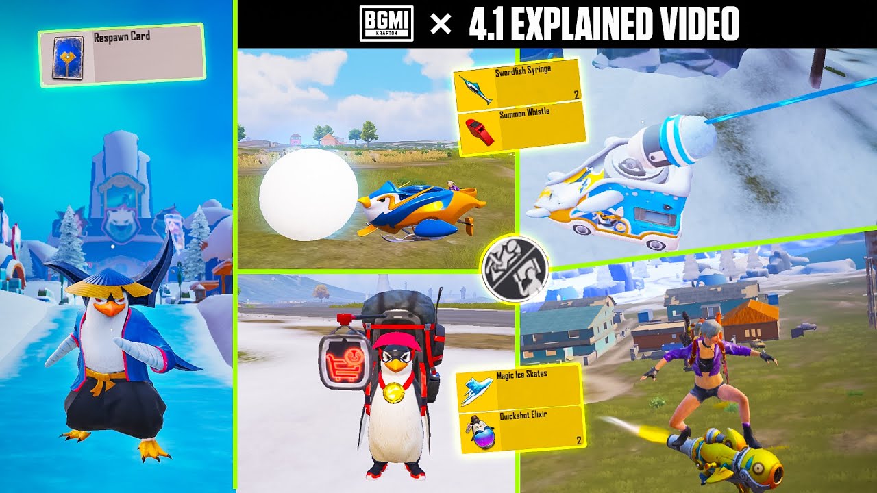 BGMI 4.1 Update FULL DETAILS 🔥 | New City, Vehicle, Guns & Ice Skate &ndash; Full Breakdown!
