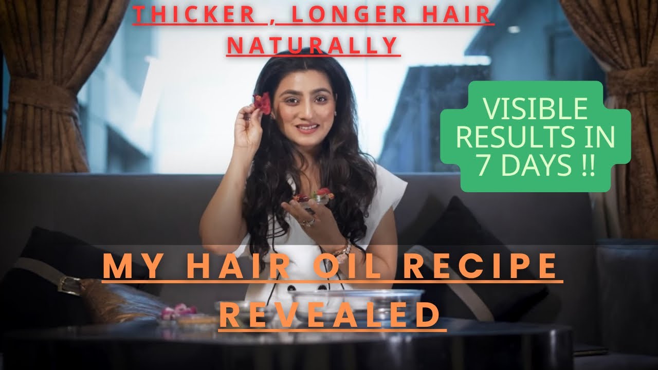 DIY Hair Oil That Works! 🌸 Neha Marda’s Secret for Hair Growth | No Hairfall | Natural formula|