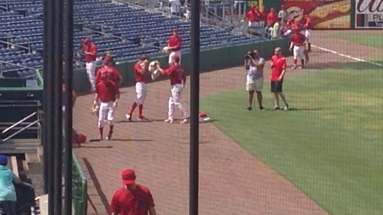 Drew Anderson gets "Pied" after no hitter