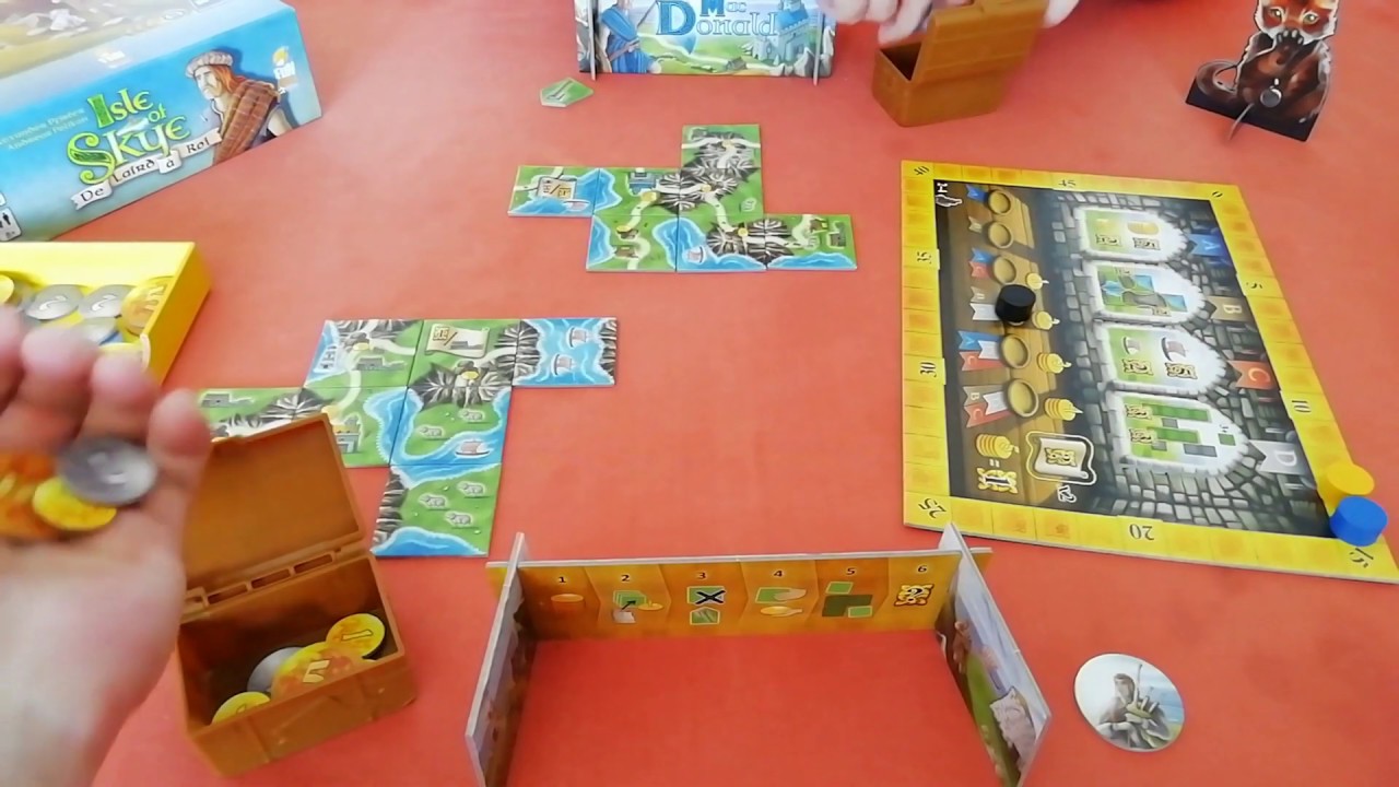 Une partie de Isle of Skye (2 joueurs)