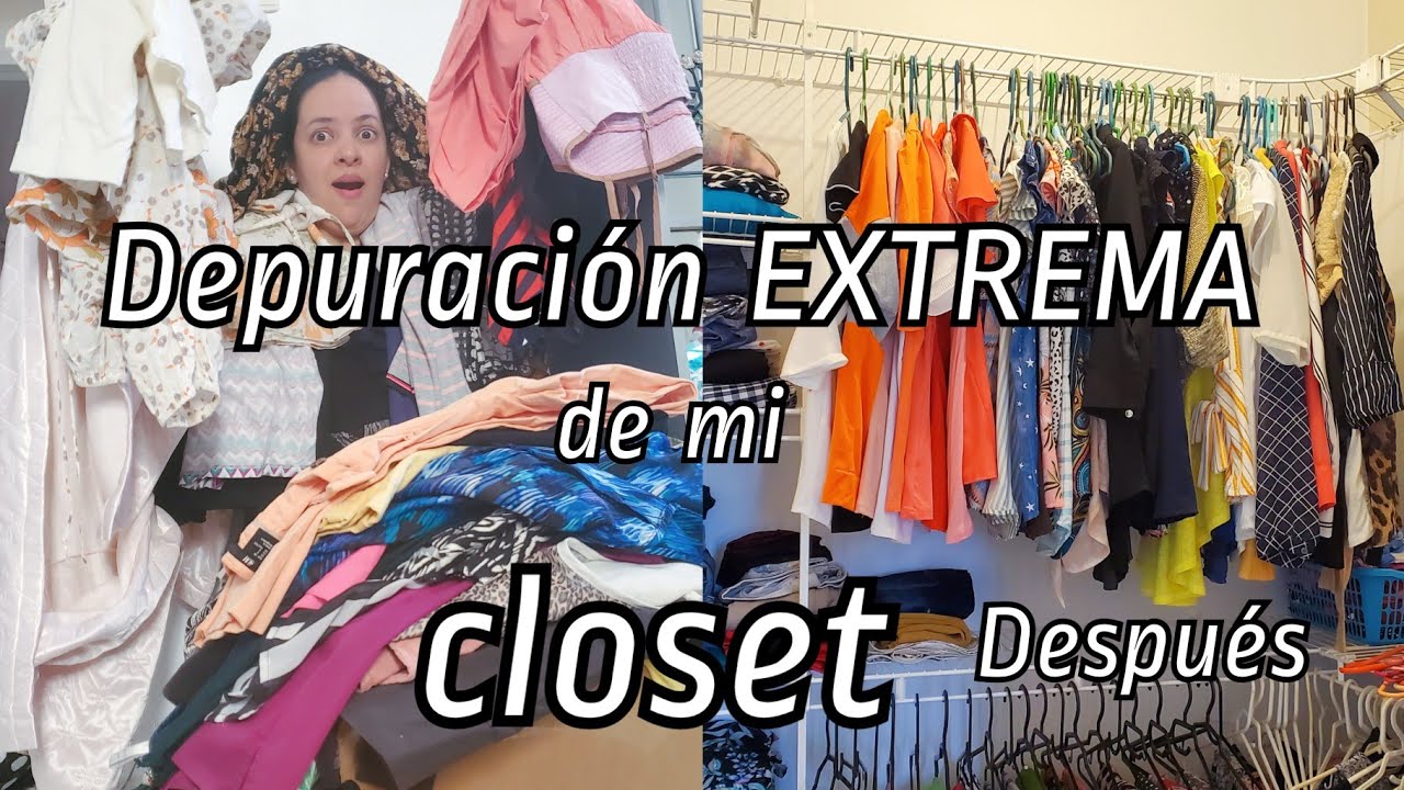 Limpieza extrema de mi closet / depuración extrema / motivación