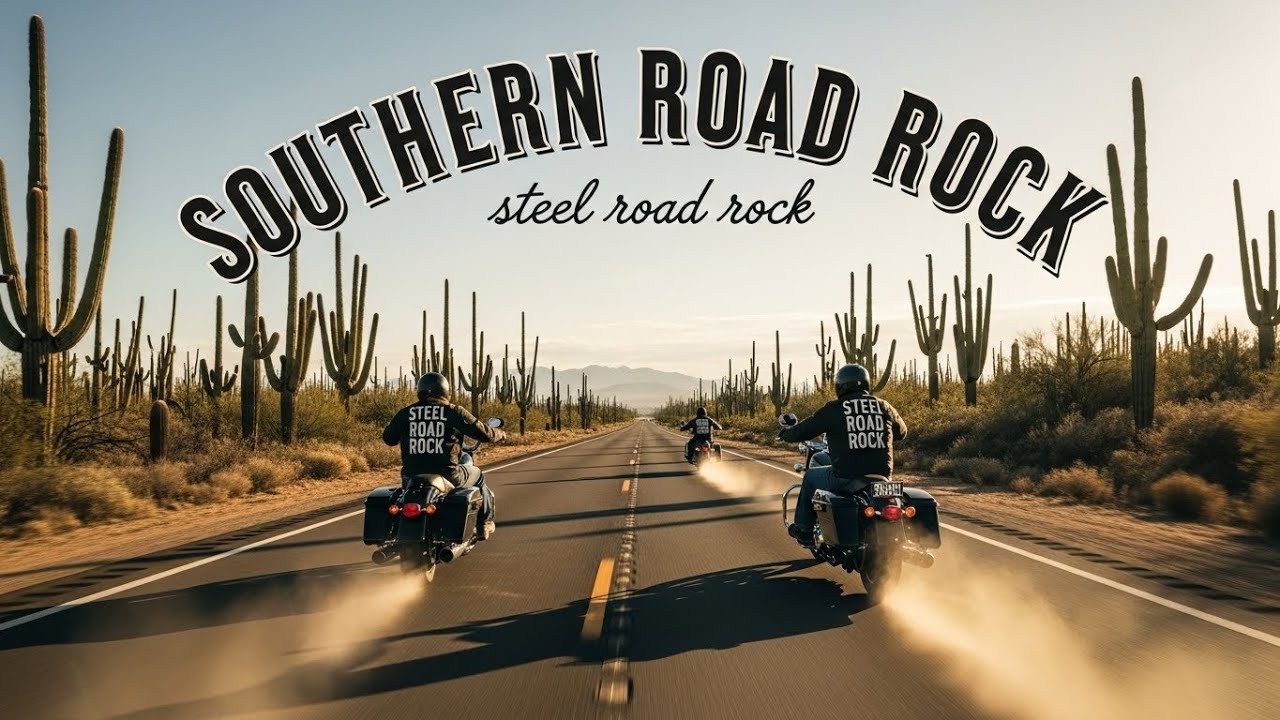 Steel Road Rock – Black Rain Reverb 🌑⚡ Highway of Echoes | Steel Lives On #NeonShadow #SteelRoadRock