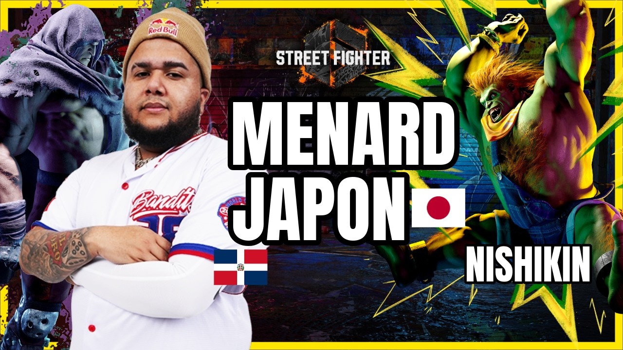 MENARD VS NISHIKIN | Blanka Mirror & Bison | ¡Mena entrenando en Japón! SF6