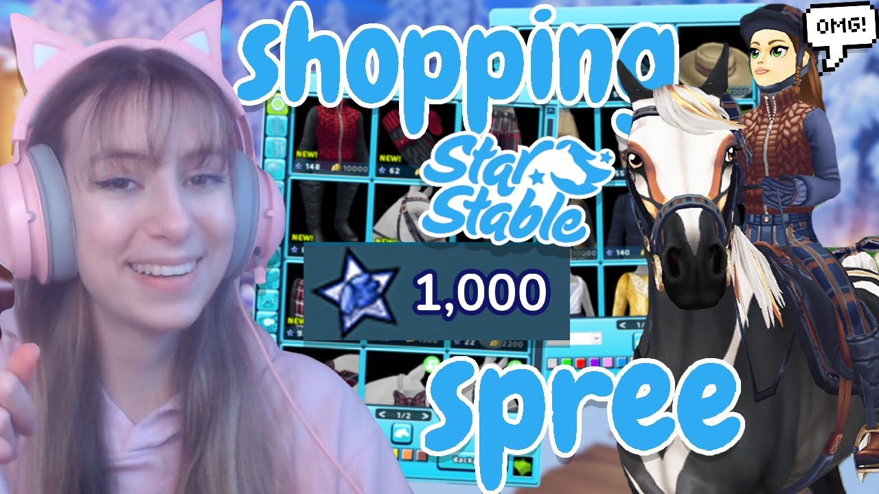 1,000 Star Coins SHOPPING SPREE In Star Stable! 🛍️