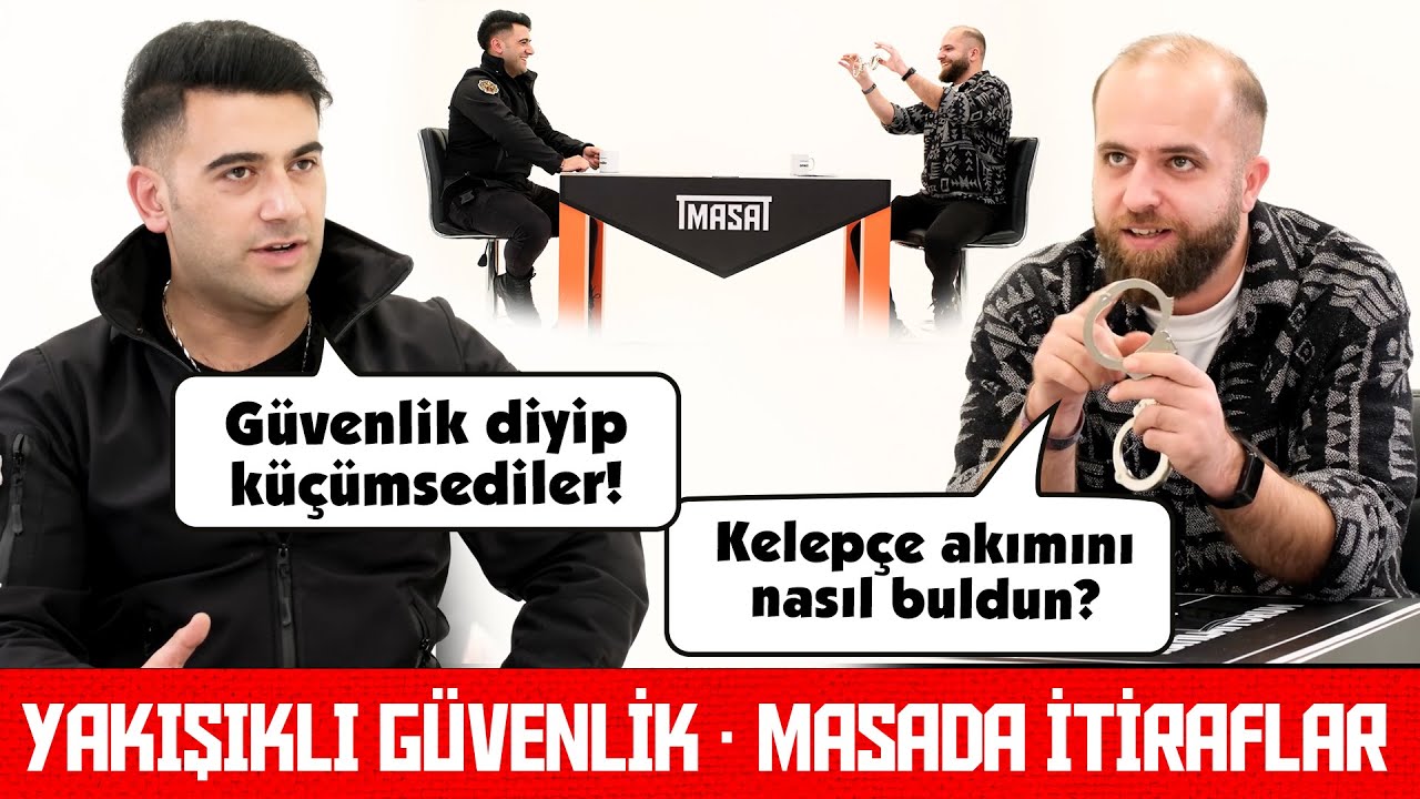 Yakışıklı Güvenlik Masa’da Soru Cevap! Dalga geçenlere kızıyor mu? Kelepçe Akımından utandı mı?