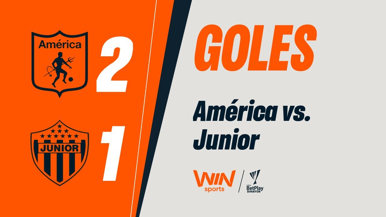 América vs. Junior (goles) | Liga Betplay Dimayor 2025-2 | Fecha 17