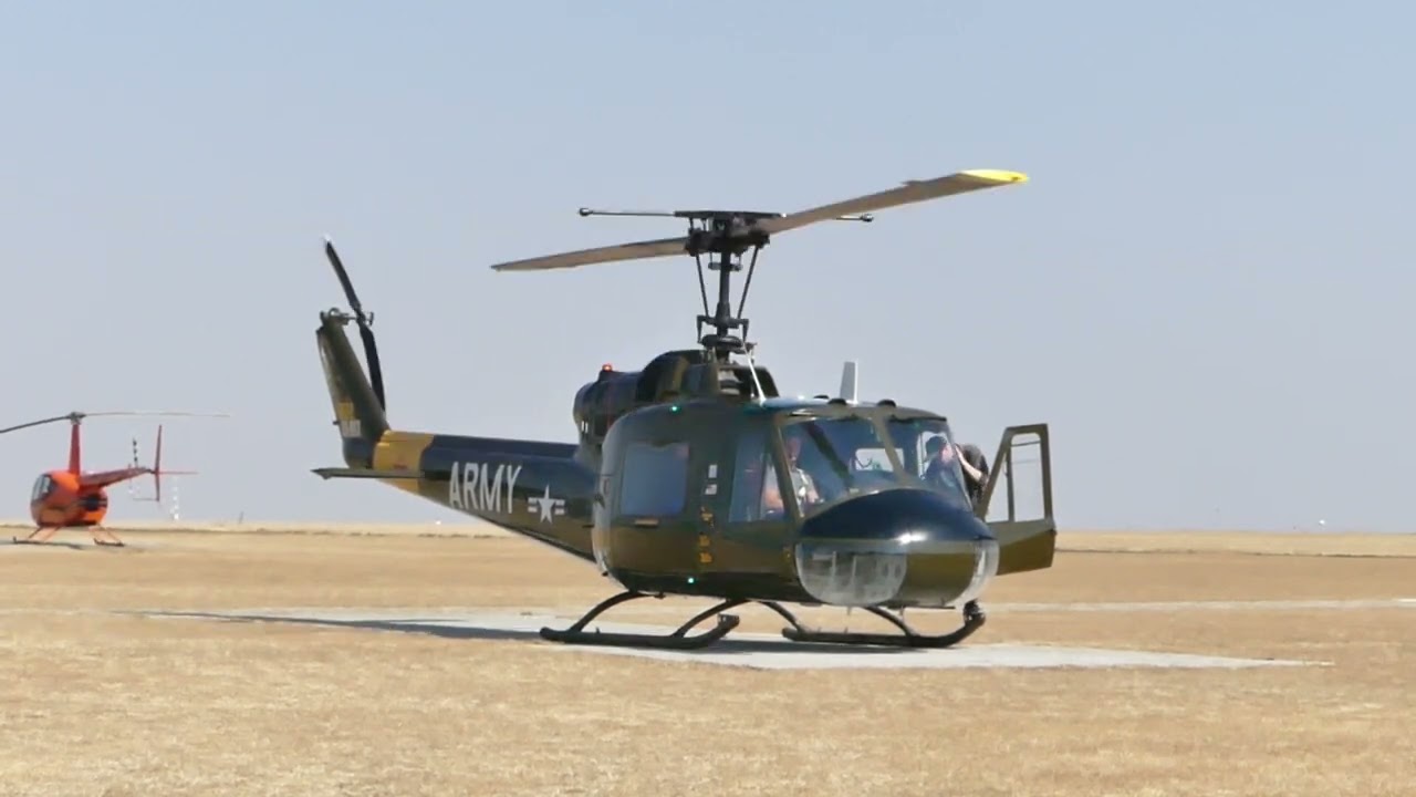 RARE Bell 204B landing and shutdown