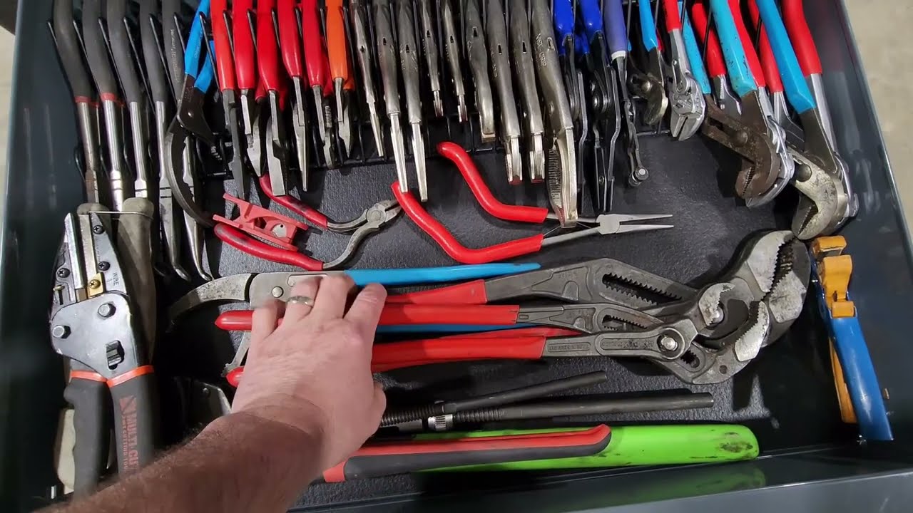 экскурсия по моей новой тележке для инструментов.