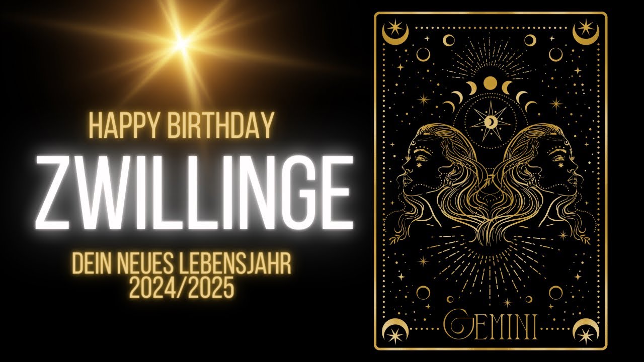 ZWILLINGE ♊️ Dein neues Lebensjahr (...wird super!) ☀️❤️💰 2024/2025 • Tarot • Horoskop