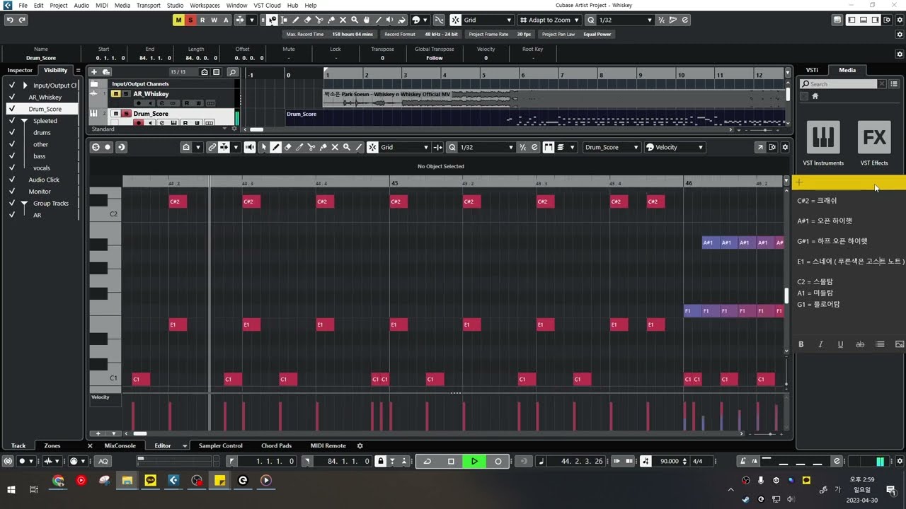 Whiskey N Whiskey - Drum Copy