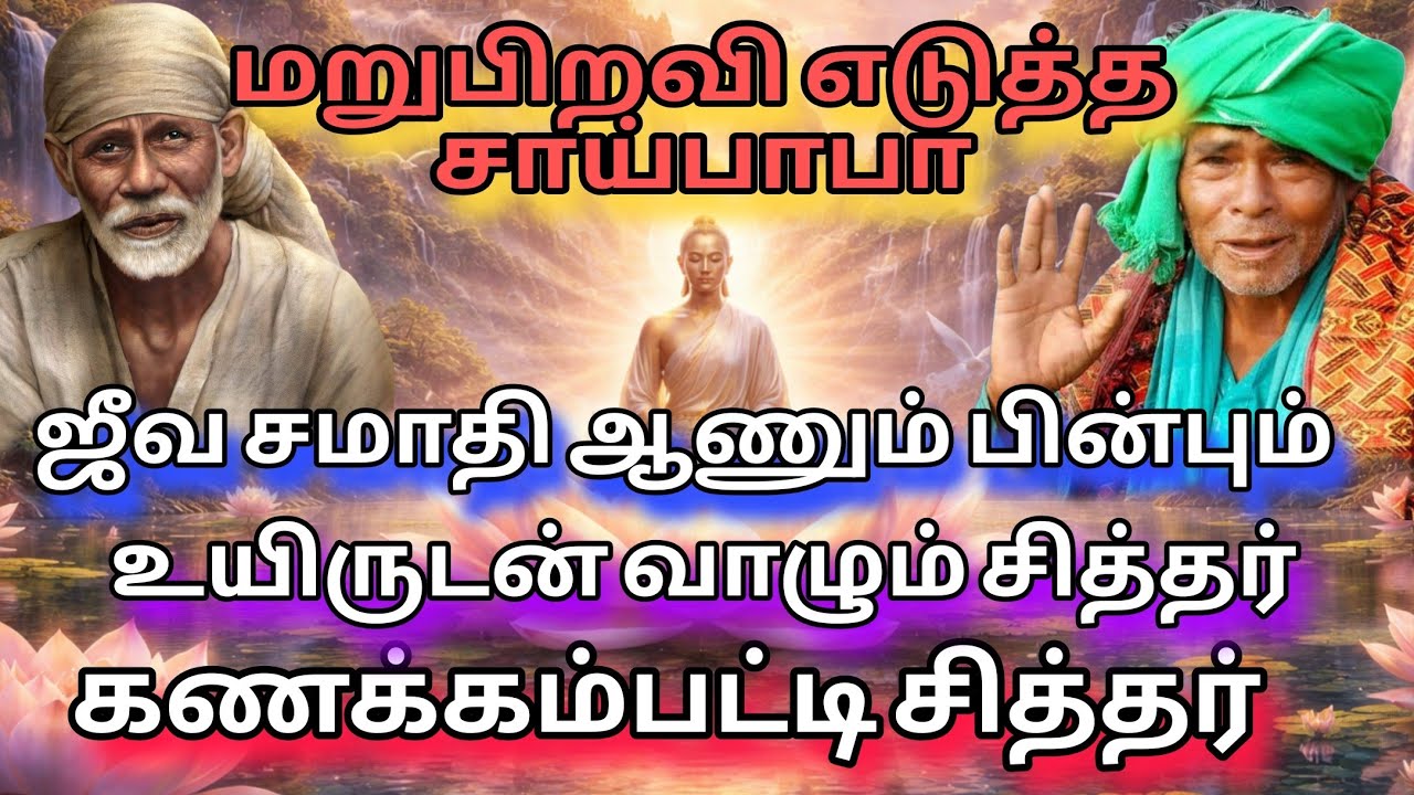 மறுபிறவி எடுத்த சாய்பாபா கணக்கம்பட்டி அழுக்கு மூட்டை சித்தர்| samrataanmeeham 