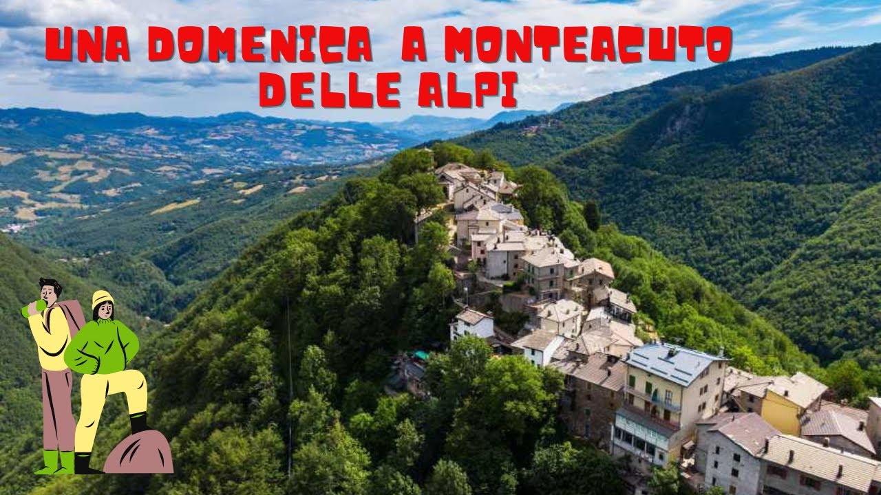 Niente elettronica,  oggi una domenica a Monteacuto delle alpi