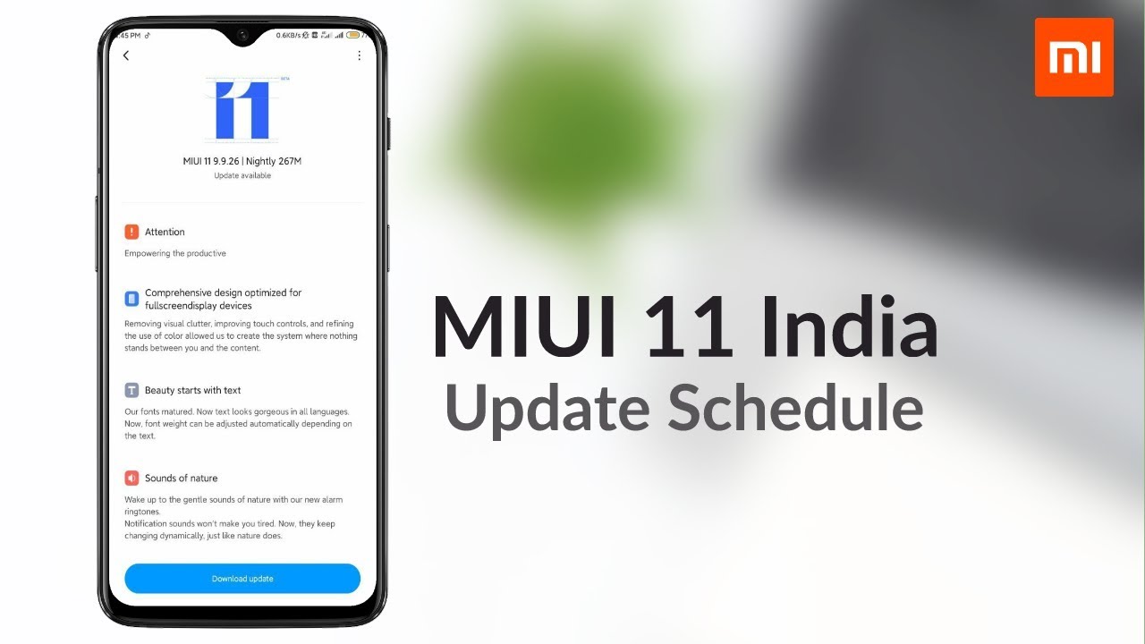 MIUI 11 India Update Schedule 🔥🔥