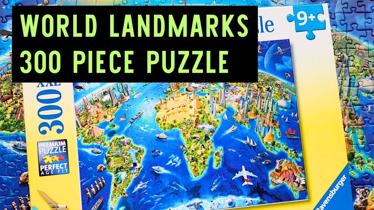 World Landmarks 300 Piece Puzzle By Ravensburger