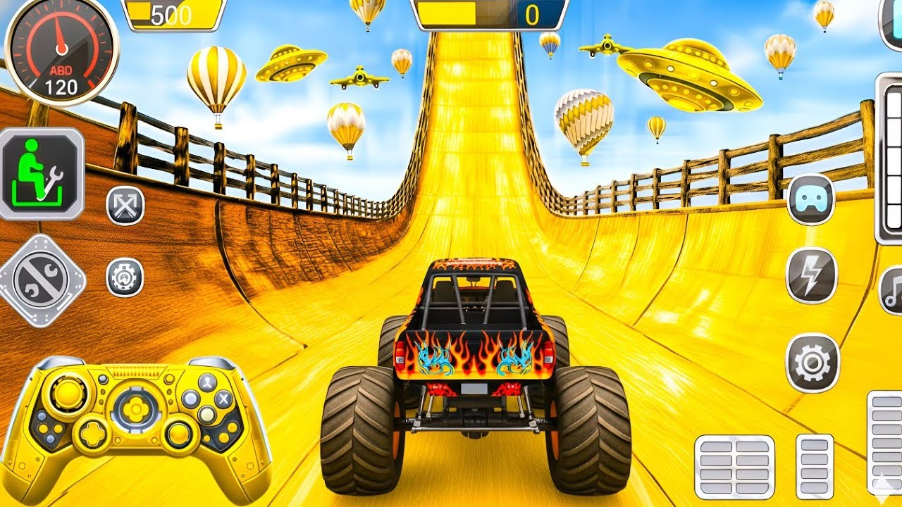Monster Truck Mega Ramp Extreme racing 🚛🔥 | Best Car Stunt Game Android Gameplay
