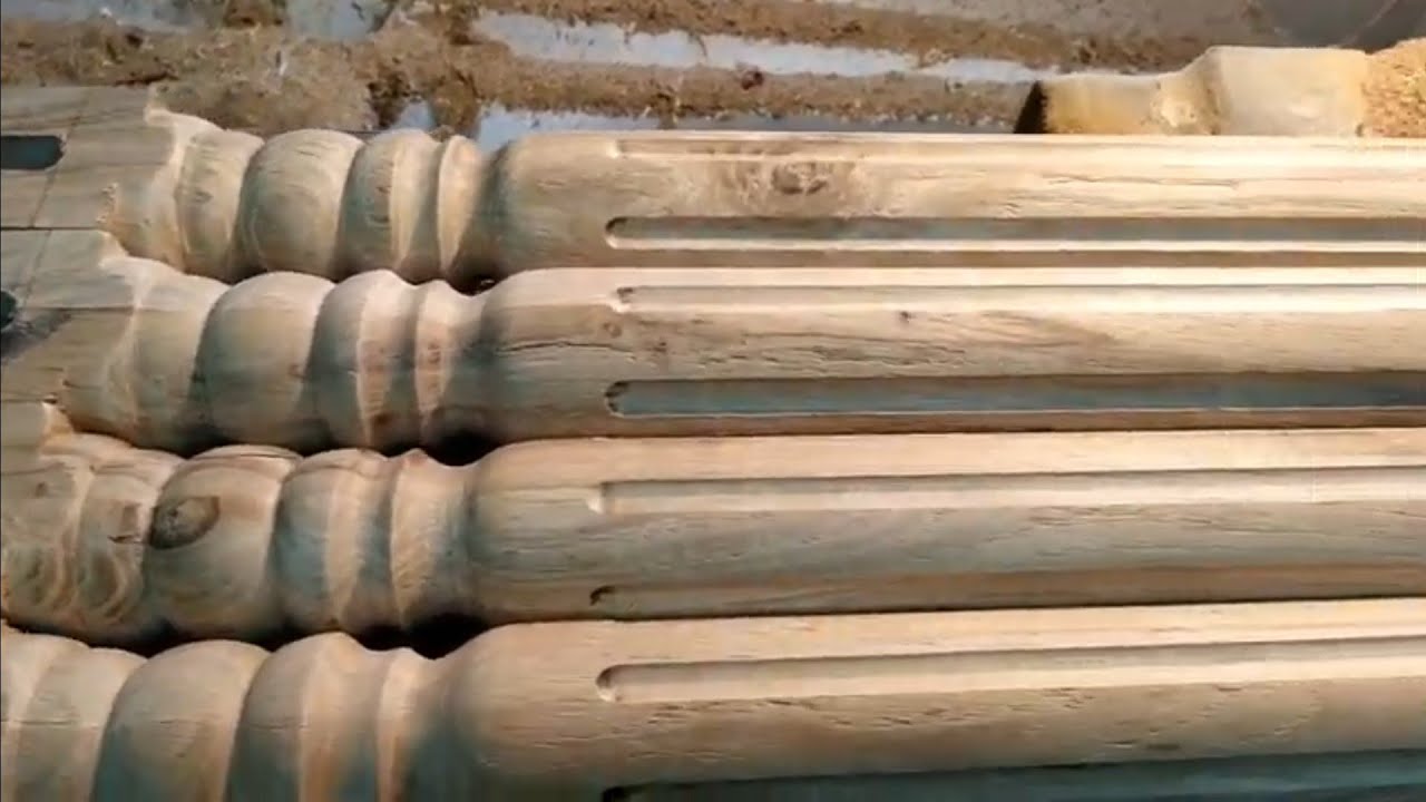 Woodturning. Как сделать ножки для стола.