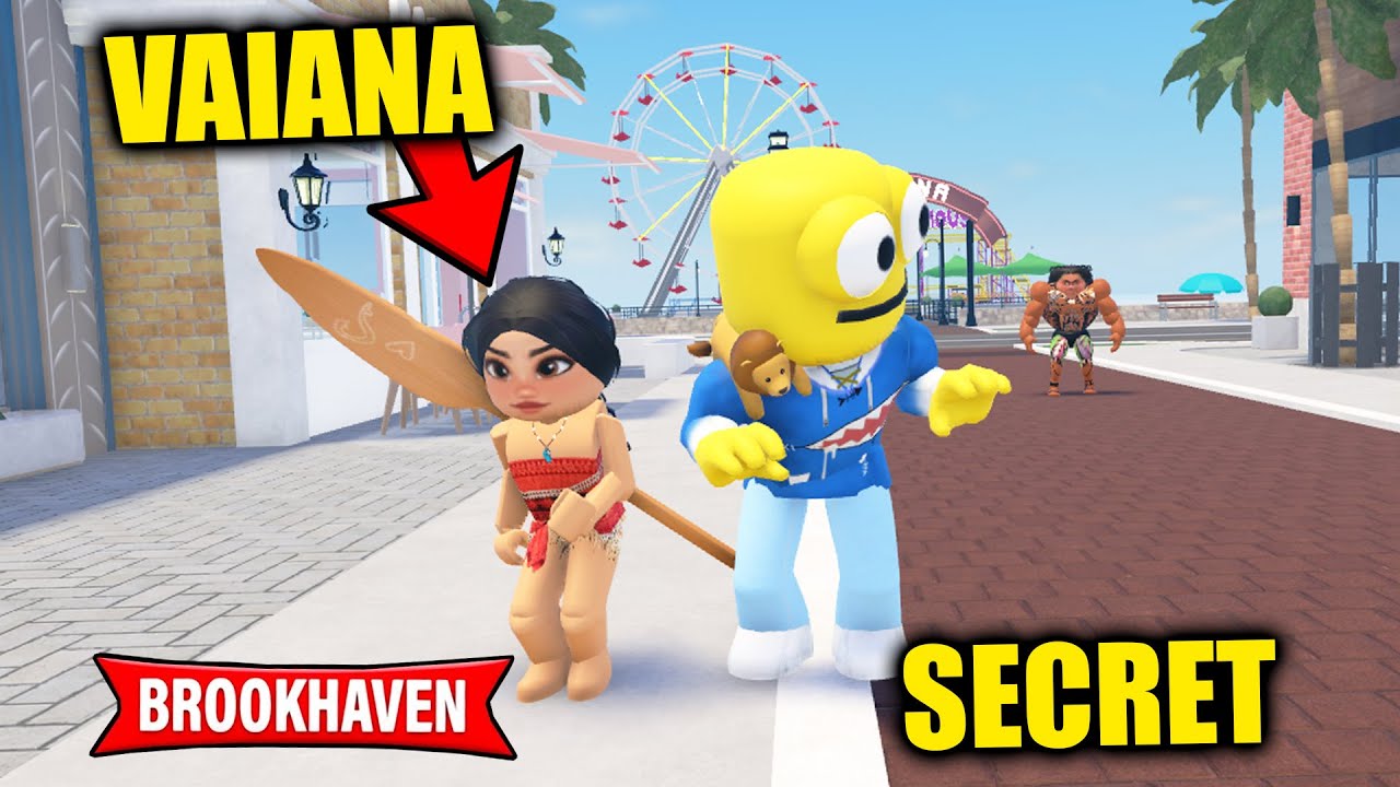 ODA AIDE VAIANA A TROUVER MAUI PERDU FOU (ça tourne mal) Roblox Snapchat Brookhaven