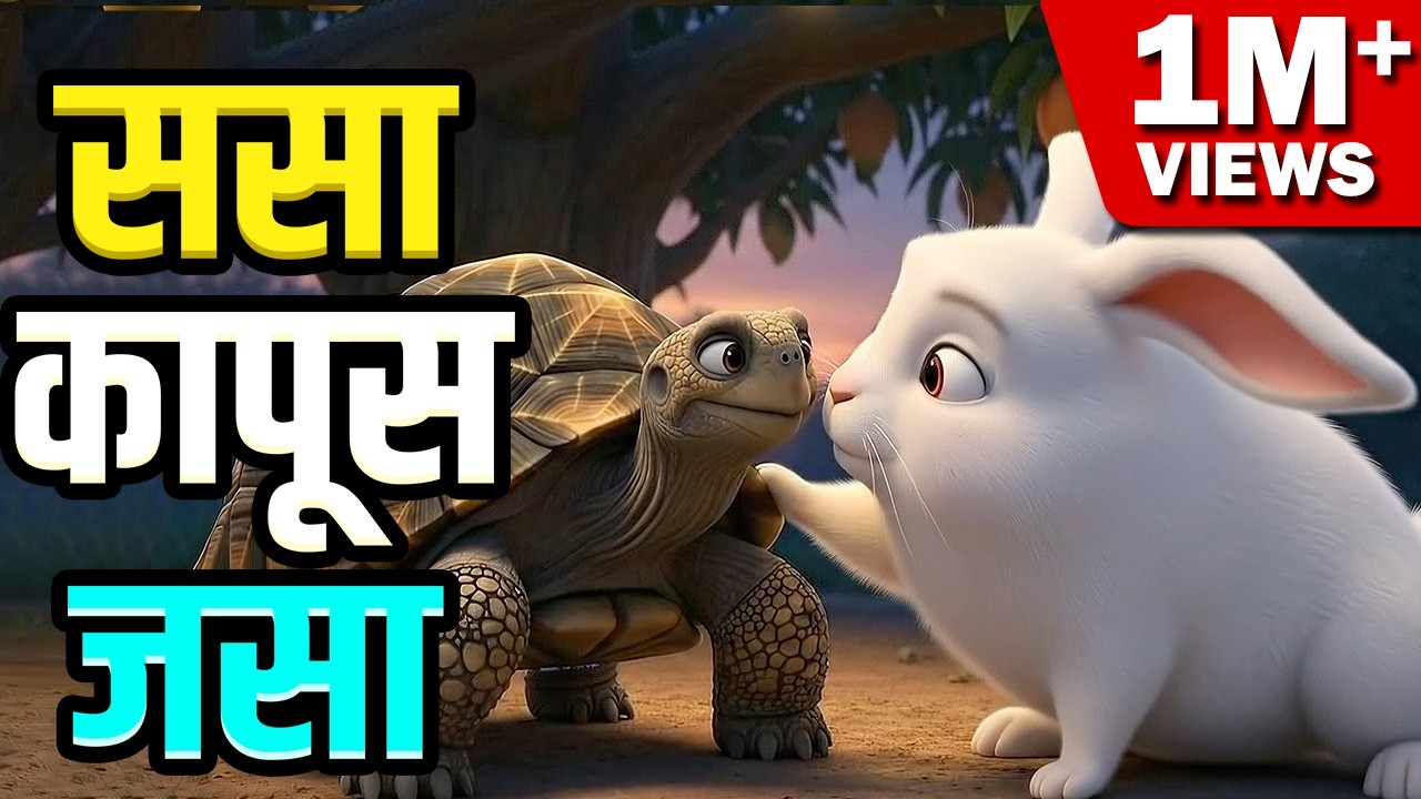 Sasa To Sasa Ki Kapus Jasa - Marathi Balgeet For Kids with english subtitles