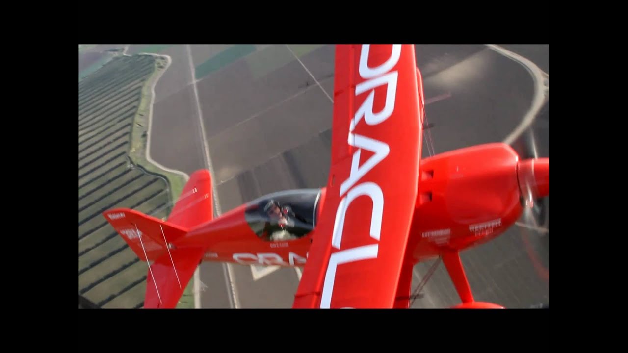 Sean D. Tucker Flies Team Oracle Stunt Plane