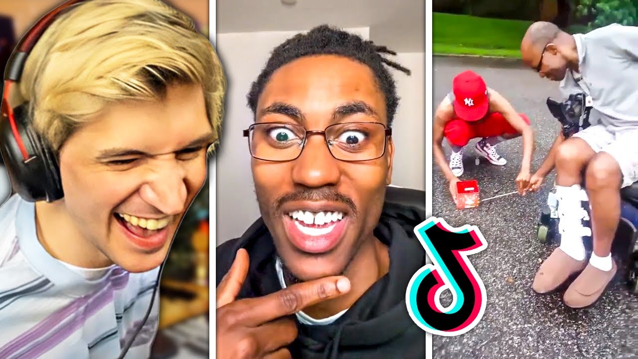 xQc реагирует на уморительные TikTok в течение 40 минут