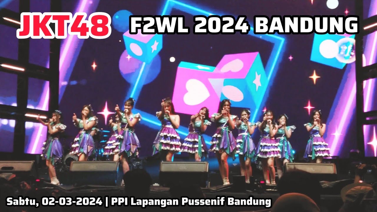 JKT48 Live Perform at F2WL 2024 - GADHAVESTRA | PPI Pussenif Bandung (02/03/2024)