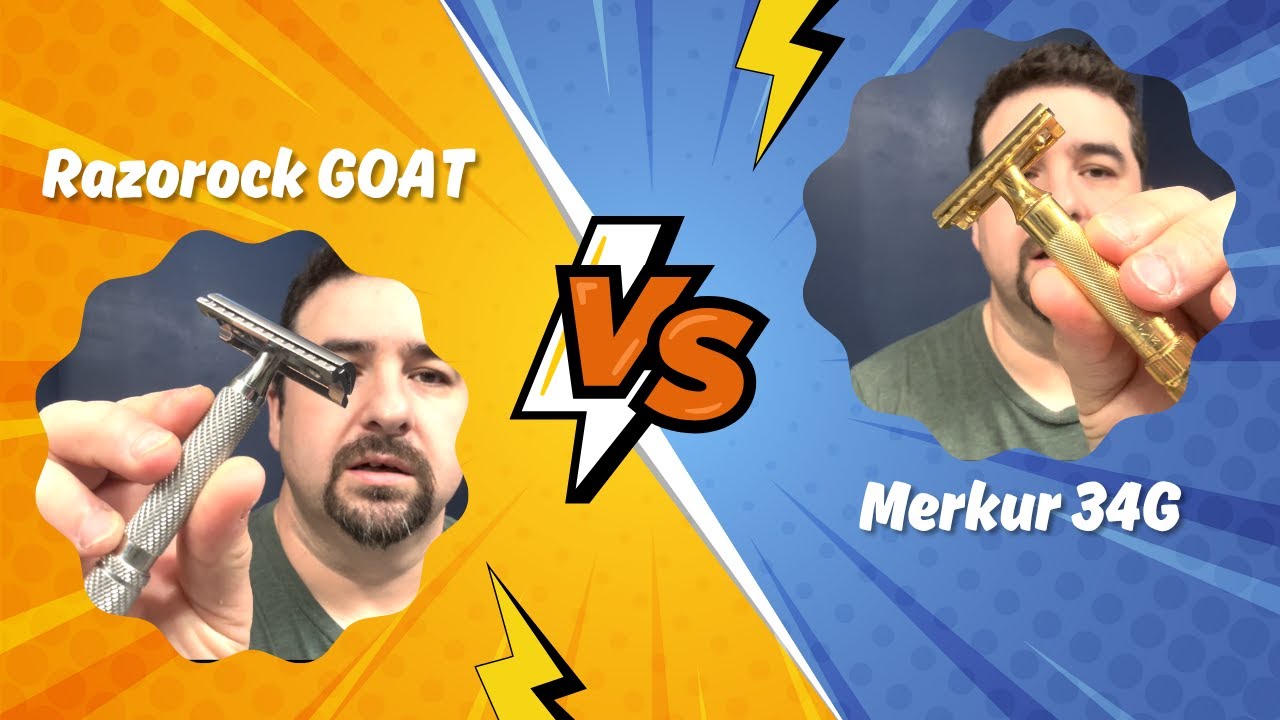 Merkur 34C vs Razorock GOAT | Shave & Chat