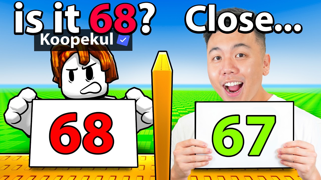 ROBLOX GUESS THE NUMBER... (Ft. @Koop )