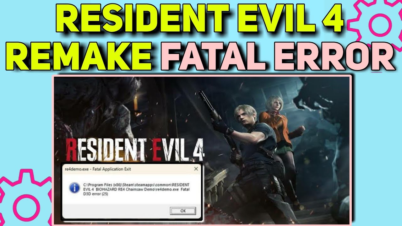 Как исправить фатальную ошибку D3D в Resident Evil 4 Remake | Исправлена ​​фатальная ошибка D3D в...