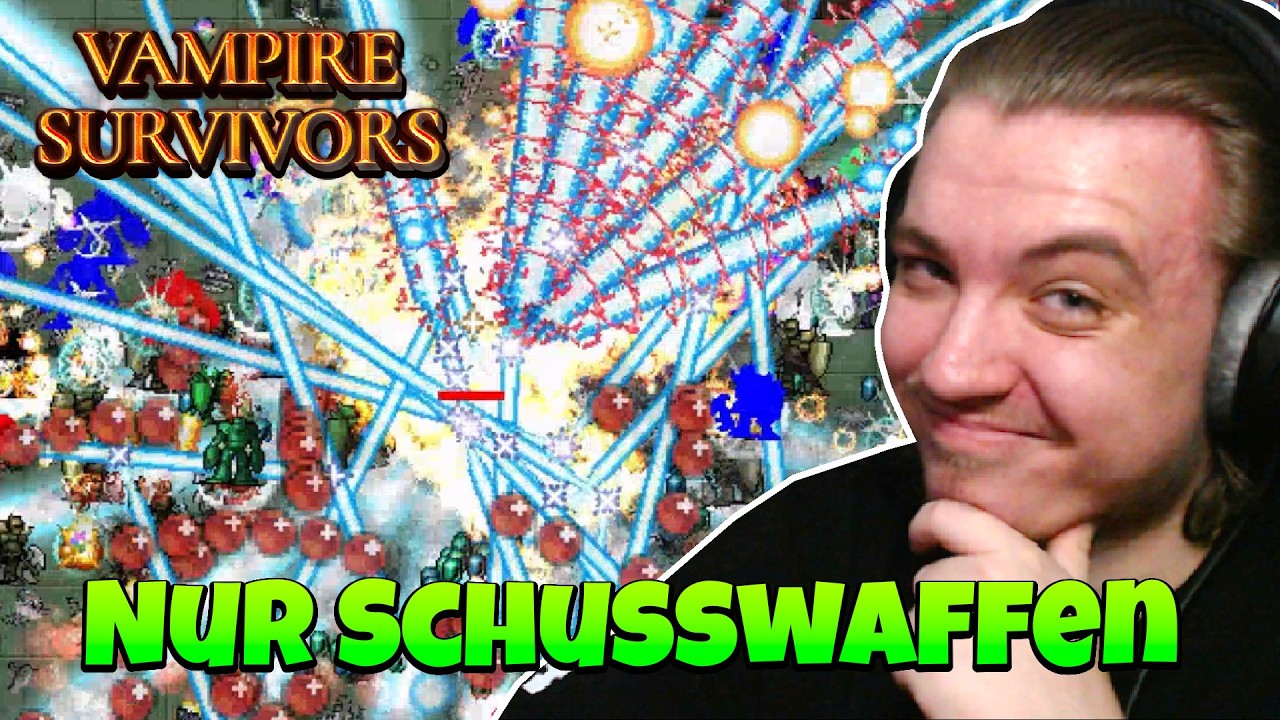 Vampire Survivors, aber ich nutze NUR SCHUSSWAFFEN?! 💥🔫 | Lucia Zero