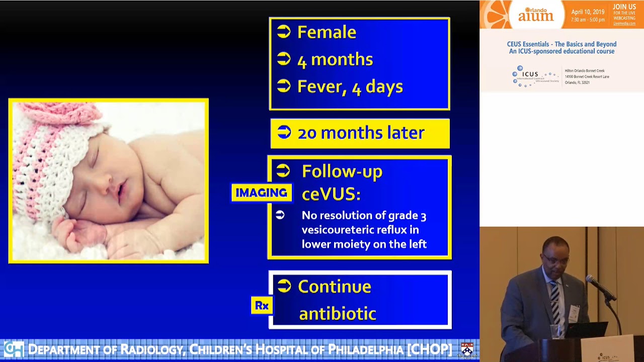 Pediatric Contrast Enhanced Voiding Urosonography (CEVUS)