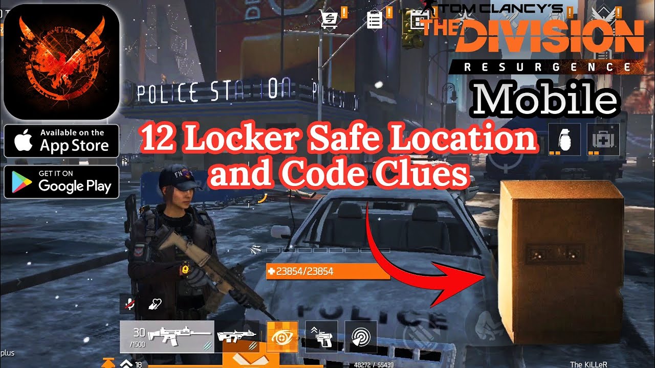 Locker Safes Locations & Codes | The Division Resurgence Mobile TDR | ( Android, iOS ) | The KiLLeR.