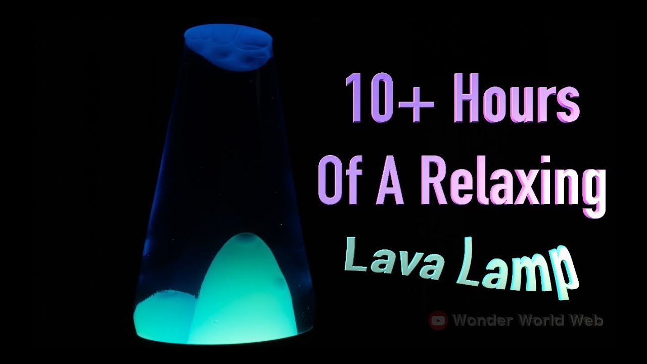 Lava Lamp Screen Saver to fall asleep too| Satisfying Liquid Background, Blue Liquid, White Green 4K