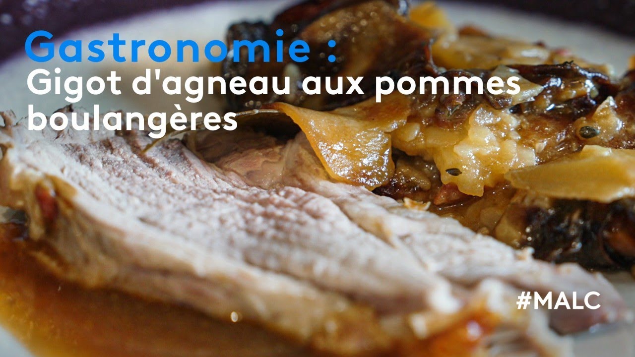 Gastronomie : gigot d'agneau aux pommes boulangères