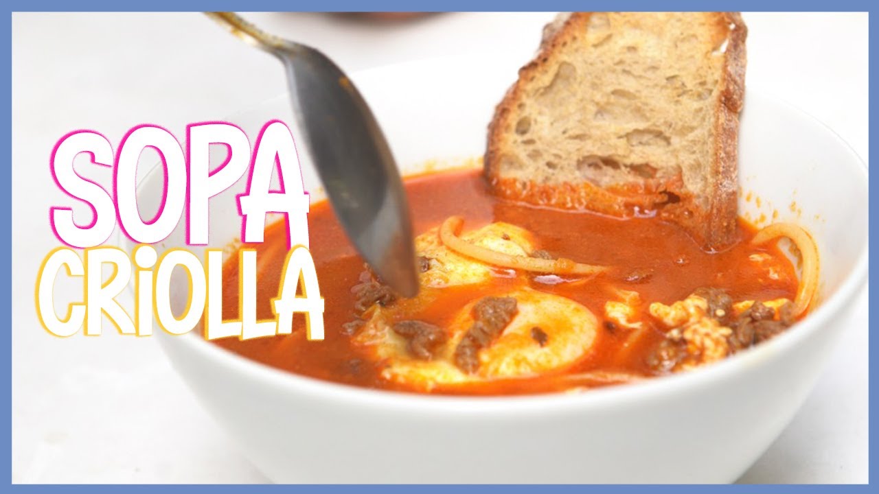 LA RIQUISIMA SOPA CRIOLLA PERUANA - CAP 6. LUCIANO MAZZETTI