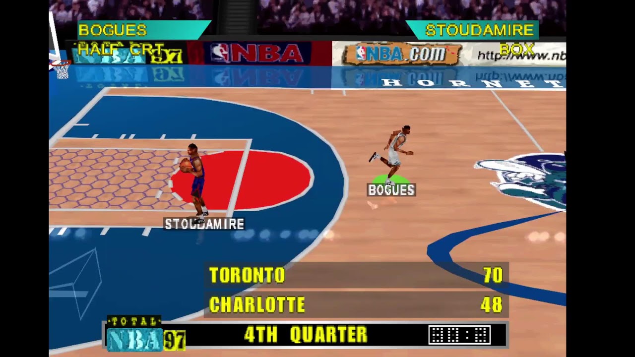 Total NBA 97 sur Playstation