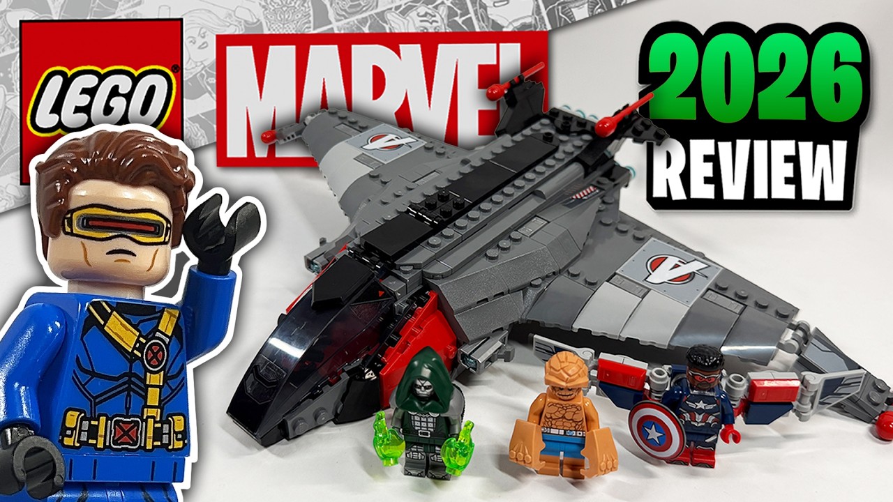 LEGO Marvel Avengers Doomsday: Квинджет (76347) &mdash; Обзор набора 2026 года