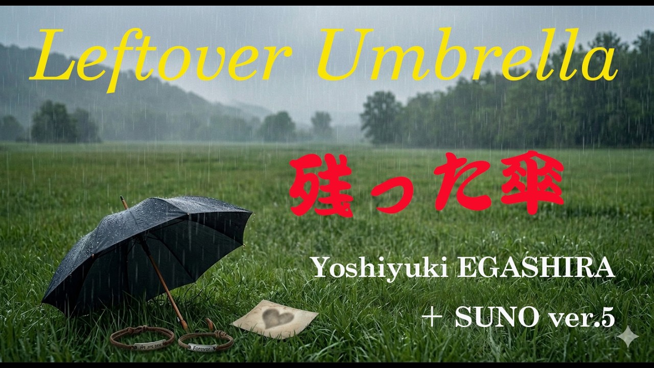 Leftover Umbrella - Japanese version // Y. EGASHIRA（残った傘 // 江頭義之 + SUNO ver.5）