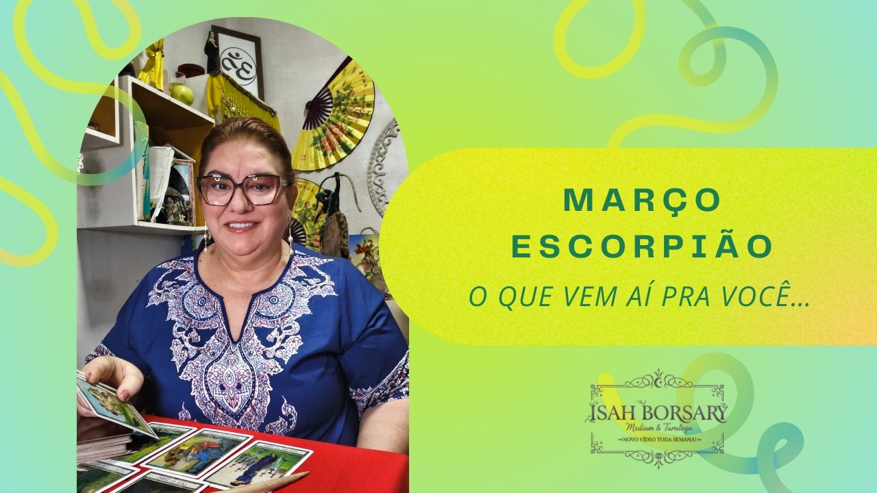 ESCORPIÃO ♏ MARÇO 2026 | O UNIVERSO GUARDOU ALGO GRANDE PRA VOCÊ E EU PRECISO TE CONTAR 🃏🦂
