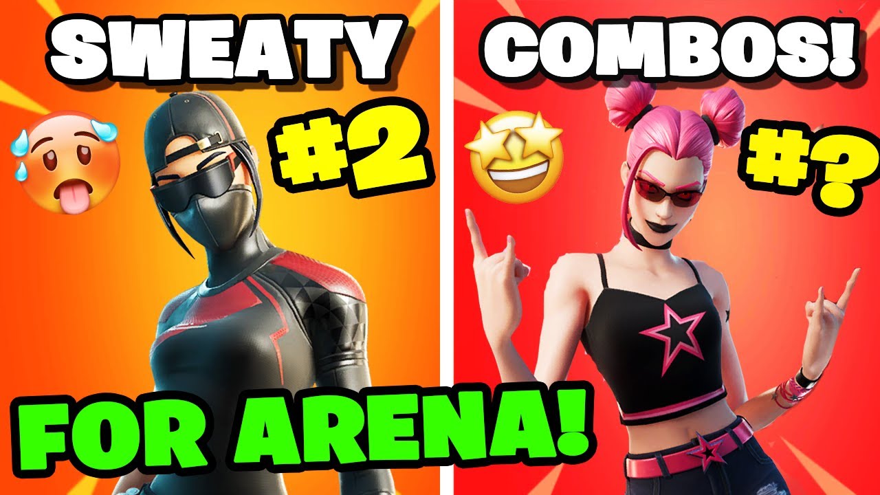 Top 10 SWEATY COMBOS FOR ARENA! You MUST TRY THESE! Fortnite Chapter 2 Season 3 - Devour halo