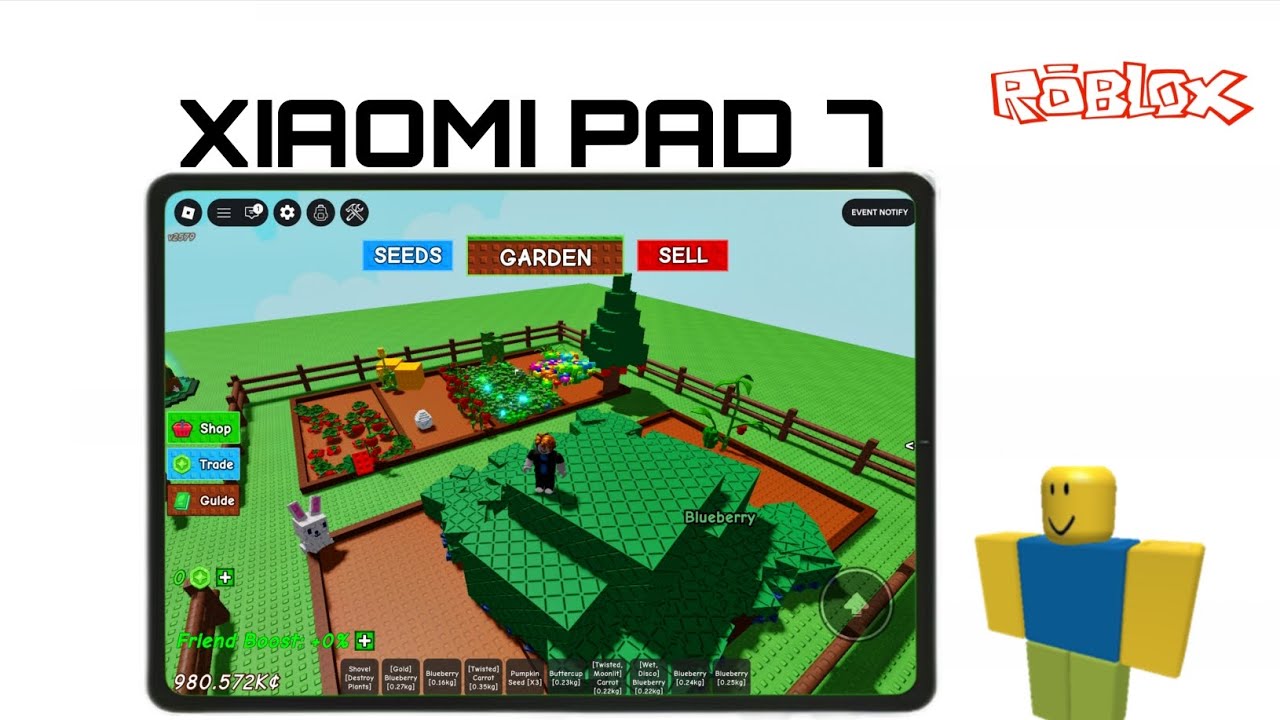 Xiaomi Pad 7 Roblox Gaming Teat |  Snapdragon 7+ Gen 3