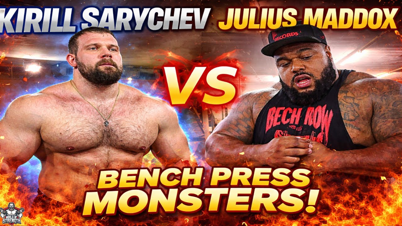 Kirill Sarychev vs Julius Maddox – Who Is the REAL Bench Press King