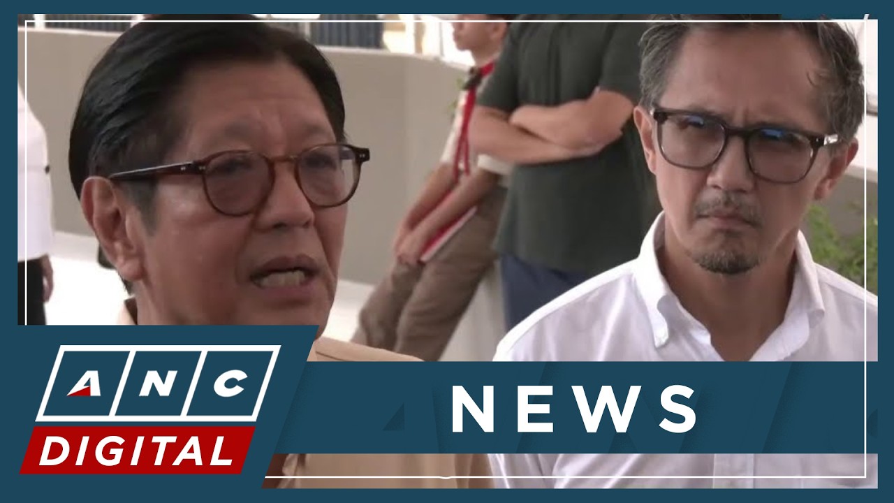 Marcos inspects new Kamuning Footbridge, vows better commuter experience | ANC
