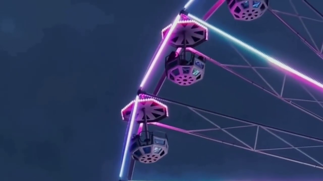 Ferris Wheel Neon Nights Lo-Fi | Late Night Chill Beats