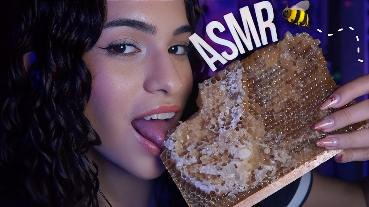 ASMR: FAVO DE MEL 🍯 (eating sounds)