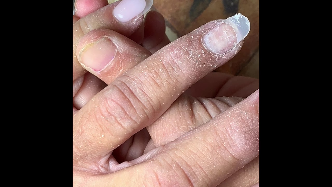 Cách Đắp Bộ Móng Bột (Cận Cảnh) - How To Do An Acrylic Fullset Nails(Closed-Up)