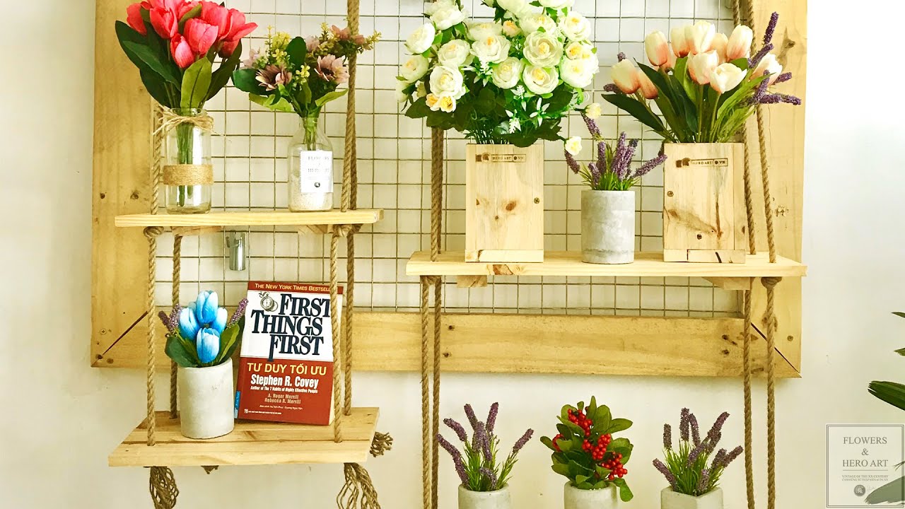 Shop hoa vải Vintage - Flowers & Hero art. Hoa để b&agrave;n