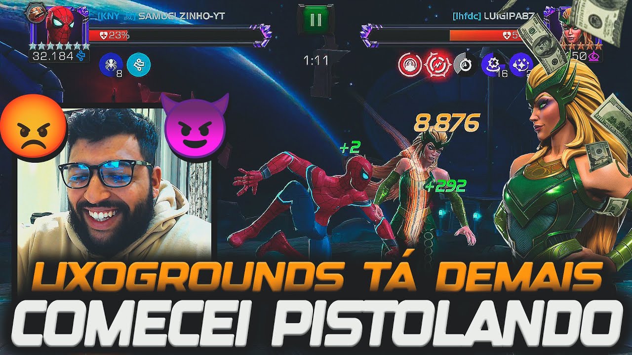 CHEGUEI NO BG COM 3 NOVOS R3! 💀 NÃO TEM COMO, KABAM TÁ DECIDINDO TUDO! 😂 SÓ RAIVA NESSE JOGÃO! 😡