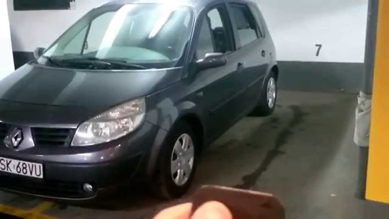 Automatyczne składanie lusterek - Scenic II
