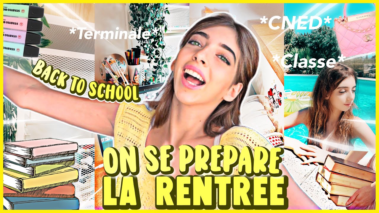 JE ME PRÉPARE POUR LA RENTRÉE *CNED, BUREAU, ORGANISATION* - BACK TO SCHOOL ✨